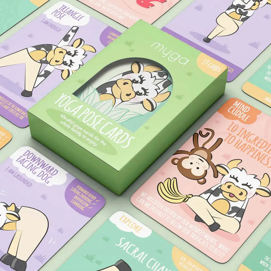 Jeu de cartes de yoga pour enfants