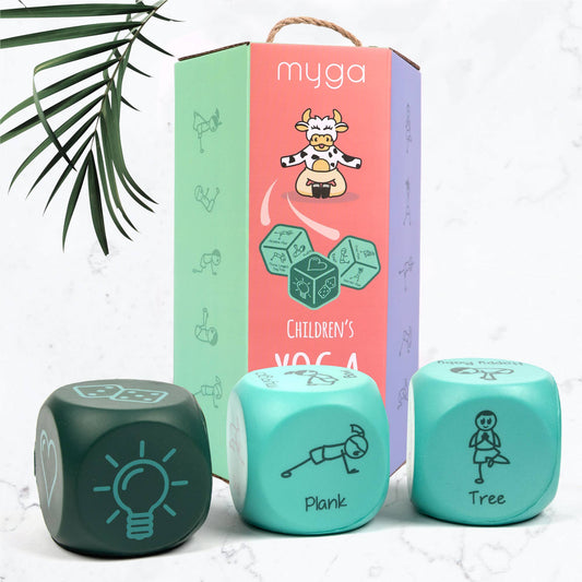 Dés de yoga pour enfants