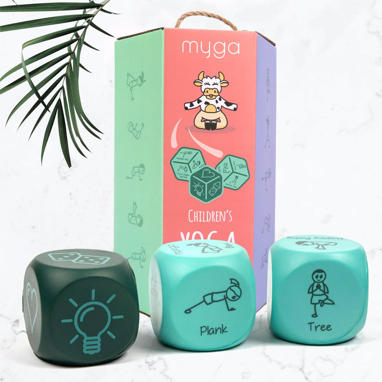 Dés de yoga pour enfants