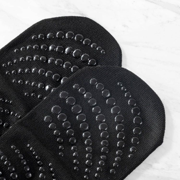 Chaussettes de Yoga Myga Gripped Noires: Noir