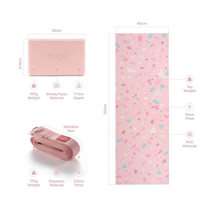 Kits de démarrage imprimés pour le yoga: Paume