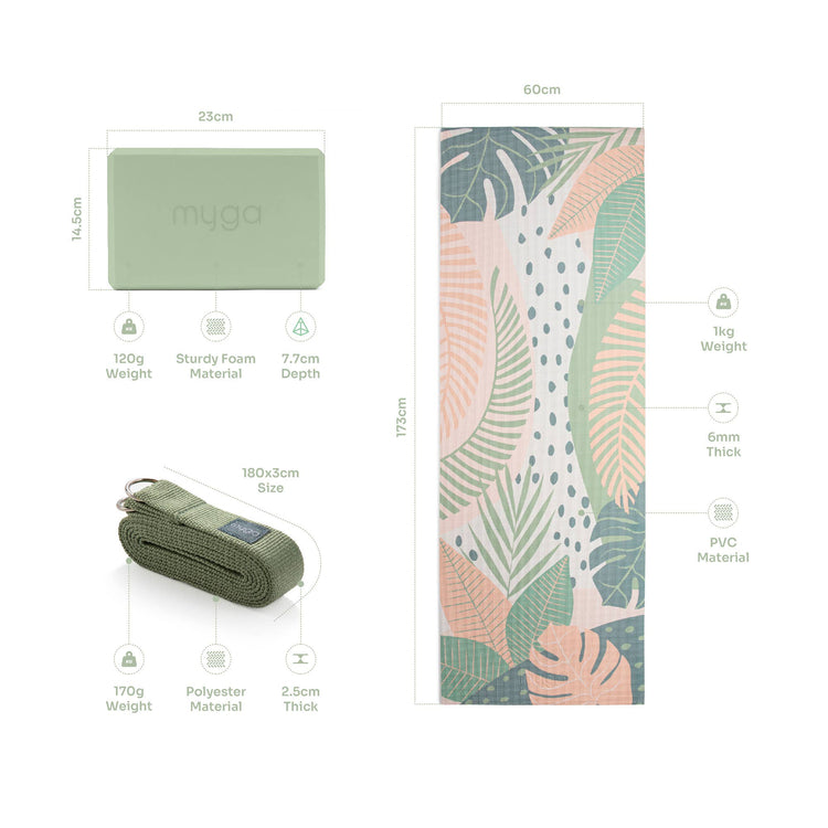 Kits de démarrage imprimés pour le yoga: Groovy
