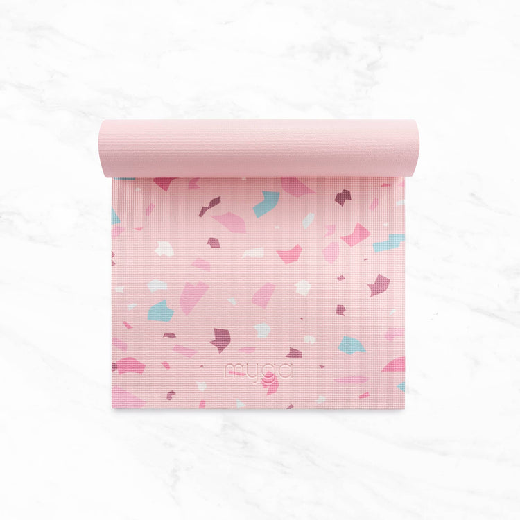 Kits de démarrage imprimés pour le yoga: Terrazzo