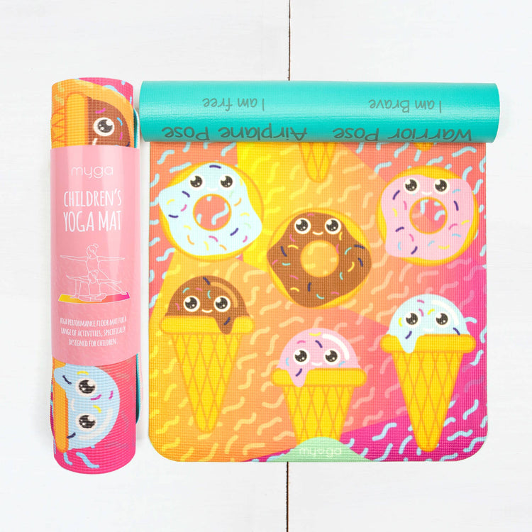 Tapis de yoga pour enfants: Dent sucrée