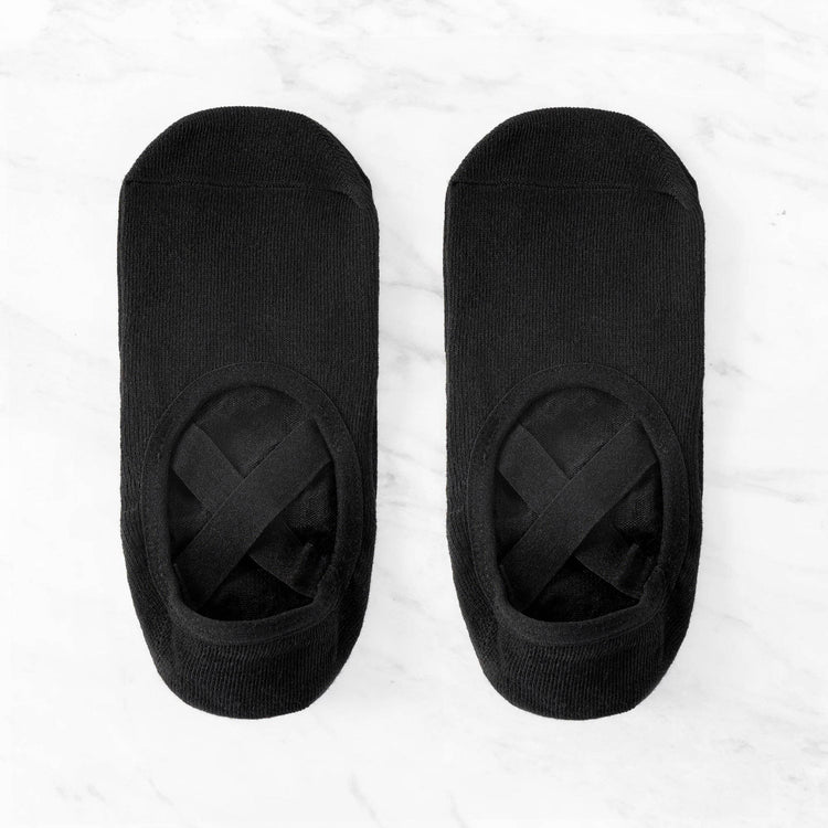 Chaussettes de Yoga Myga Gripped Noires: Gris